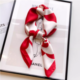 Simple Vintage Elegant Versatile Soft Fabric Silk Scarf HZ1024
