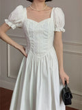 Retro Sweet Short Sleeve Birthday Party Dress HZ1024