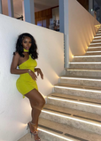 Sexy Off Shoulder Sleeveless Bodycon Mermaid Mini Party Dress Homecoming Dress HZ1024
