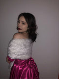 Sweet Hot Pink Strapless Satin Bow Short Party Dress Homecoming Dress Sleeveless HZ1024